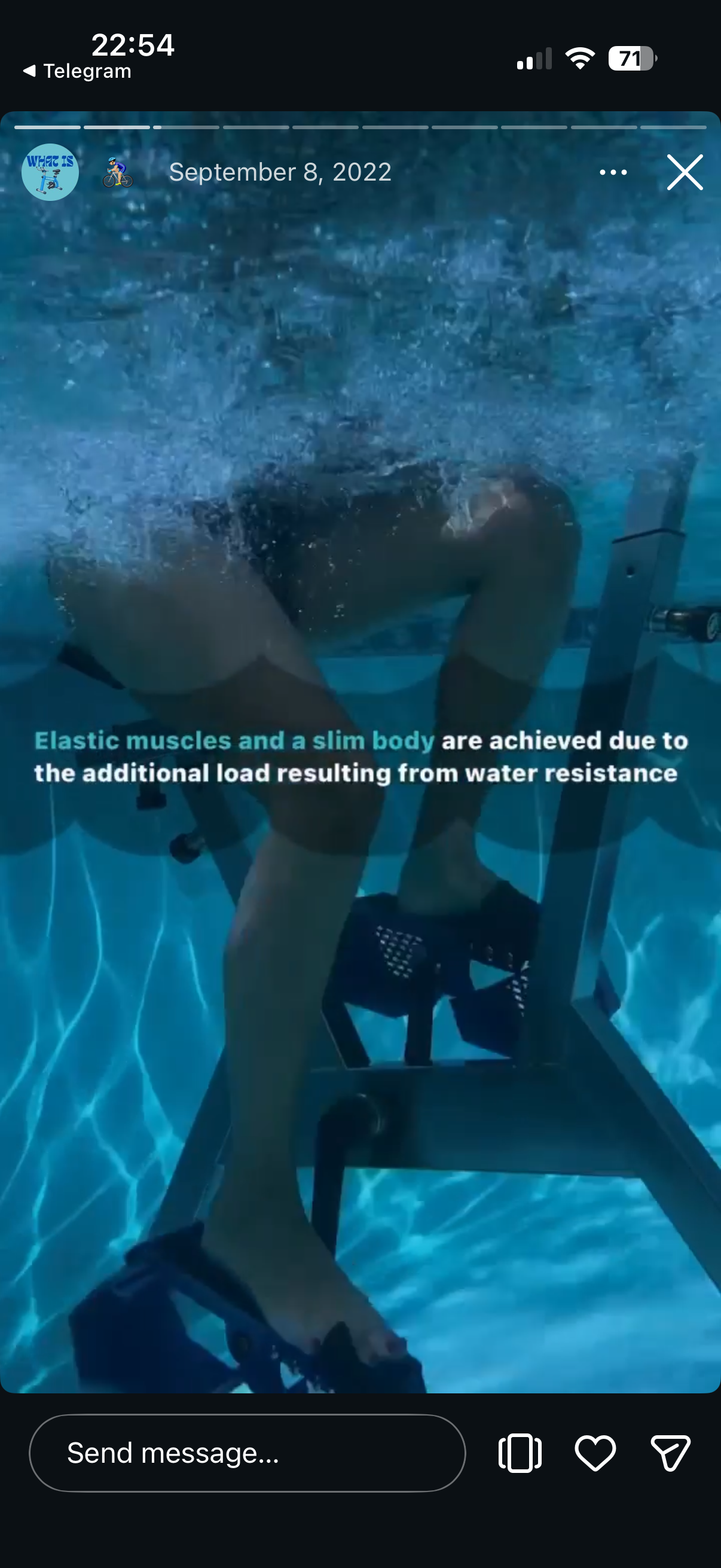 Pedal underwater
